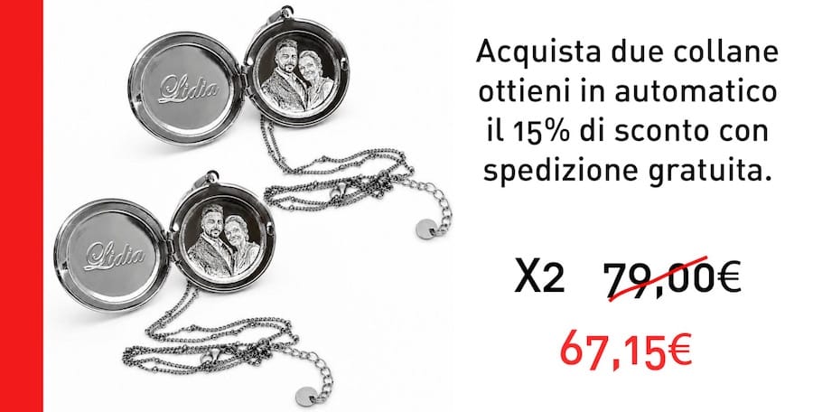 Due collane al prezzo scontato